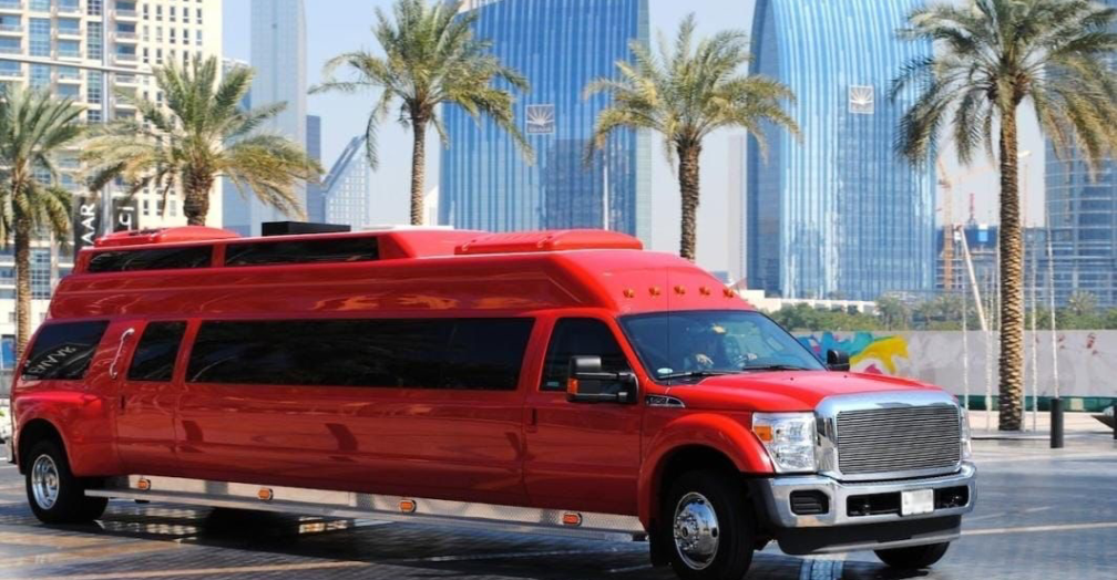 Big Red Party Limousine